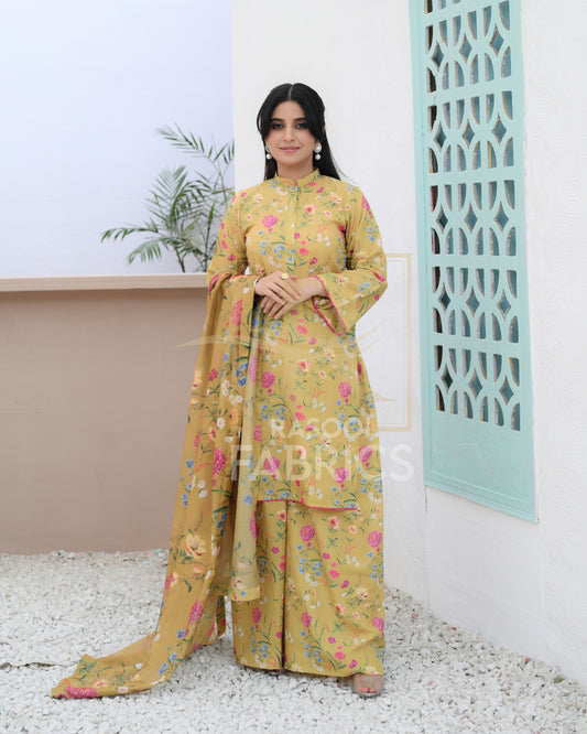 Printed 3-Piece Suit