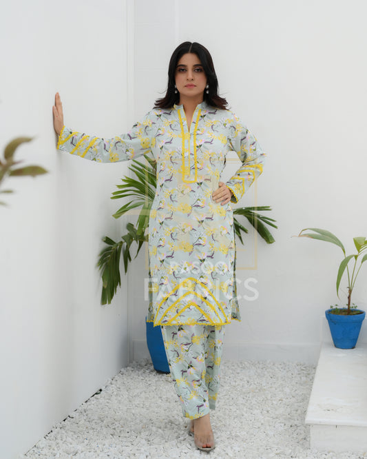Printed Imported Marina 2-Piece Suit